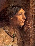 Moore, Albert Joseph The Mother of Sisera Looked out a Window oil painting artist